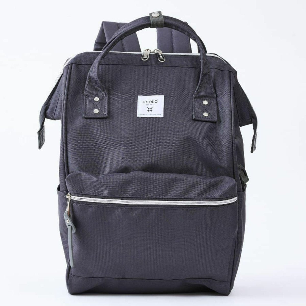 anello mini backpack japan Unisex SMALL BLACK Rucksack Waterproof Canvas Campus Bag, (H 32 x W 23 x D 14cm) Fashion the rucksack has a wide Anello Japan Anello Original Backpack