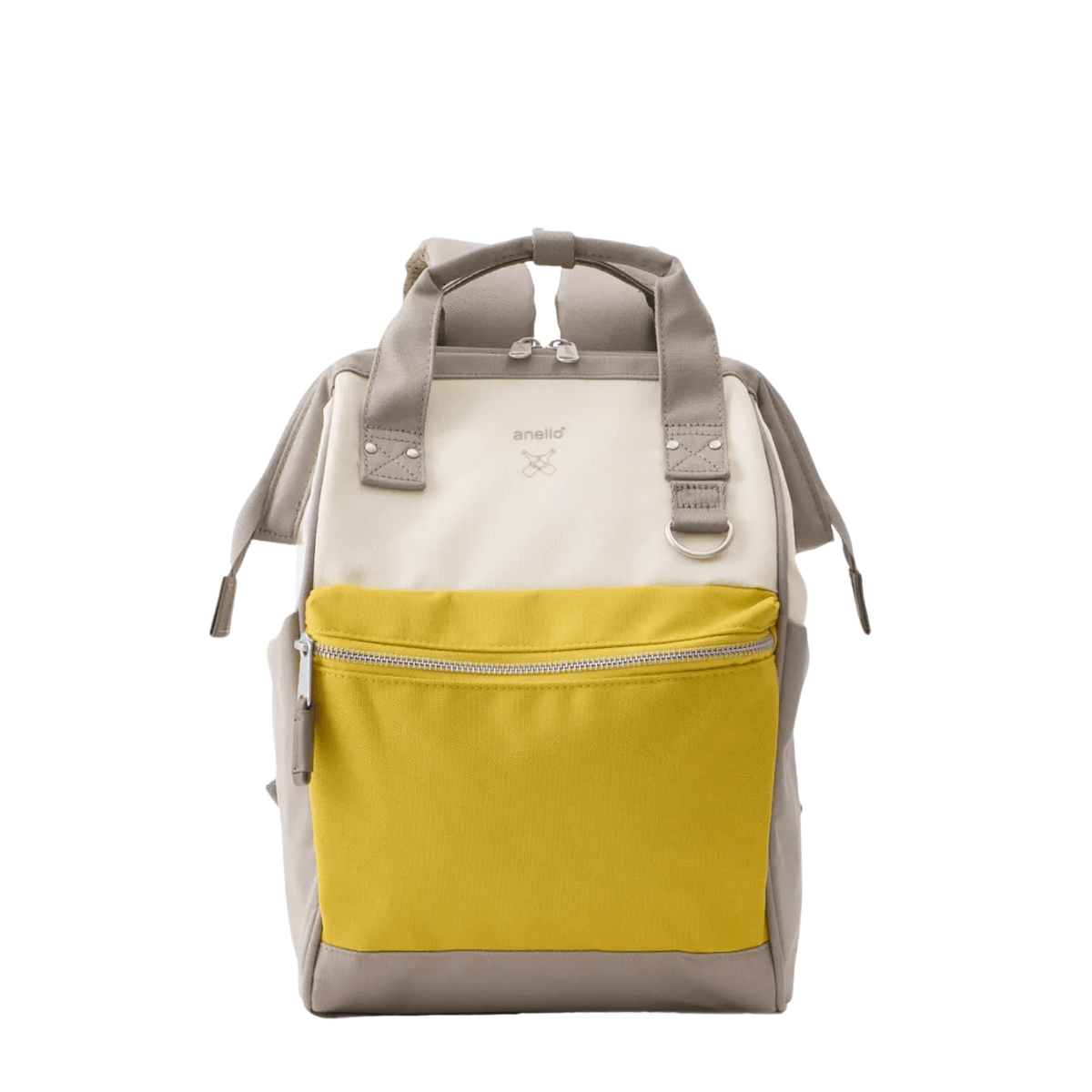 Anello Cross Bottle Backpack Small in Ivory Mustard - Getoutside Shoes