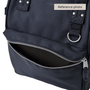 Anello Cross Bottle Backpack Small in White Black - Getoutside Shoes