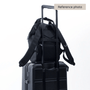 Anello Cross Bottle Backpack Small in White Black - Getoutside Shoes