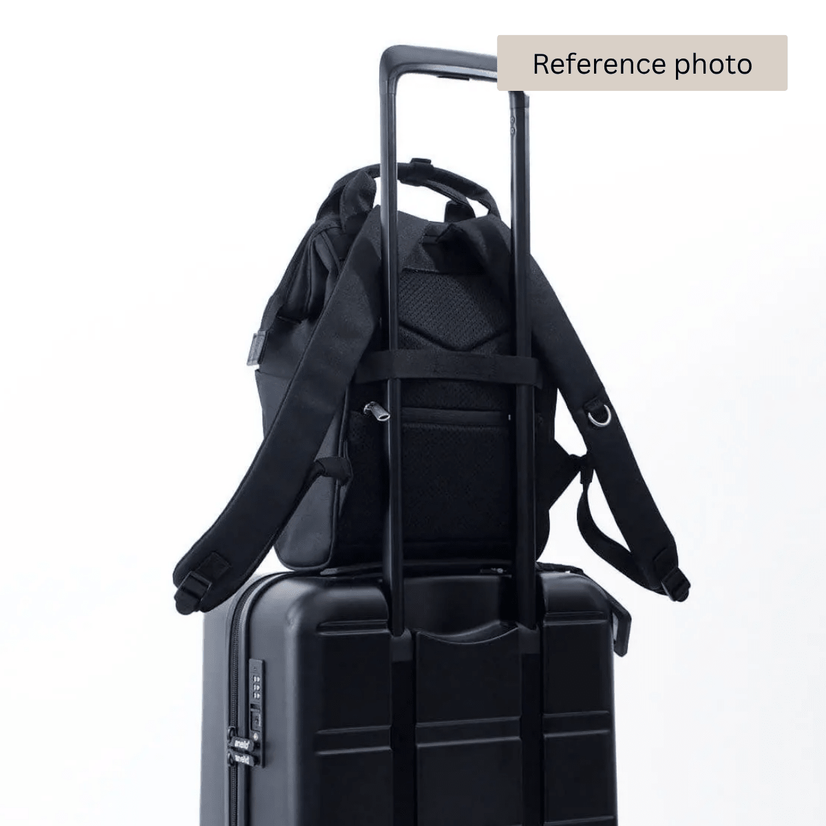 Anello Cross Bottle Backpack Small in White Black - Getoutside Shoes