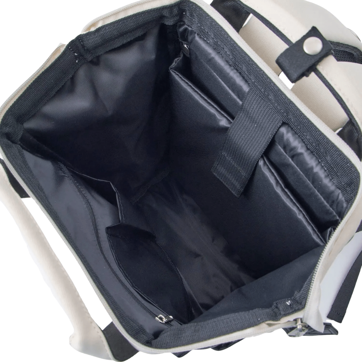 Anello Cross Bottle Backpack Small in White Black - Getoutside Shoes