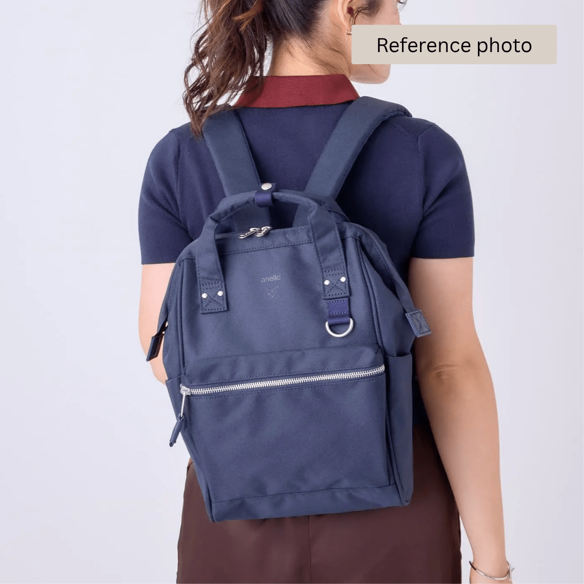 Anello Cross Bottle Backpack Small in White Black - Getoutside Shoes
