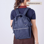 Anello Cross Bottle Backpack Small in White Black - Getoutside Shoes