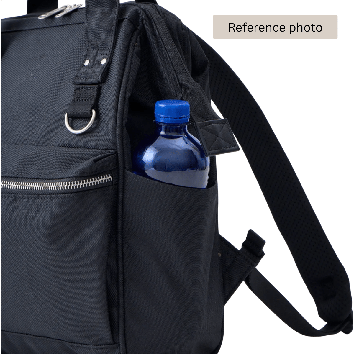Anello Cross Bottle Backpack Small in White Black - Getoutside Shoes