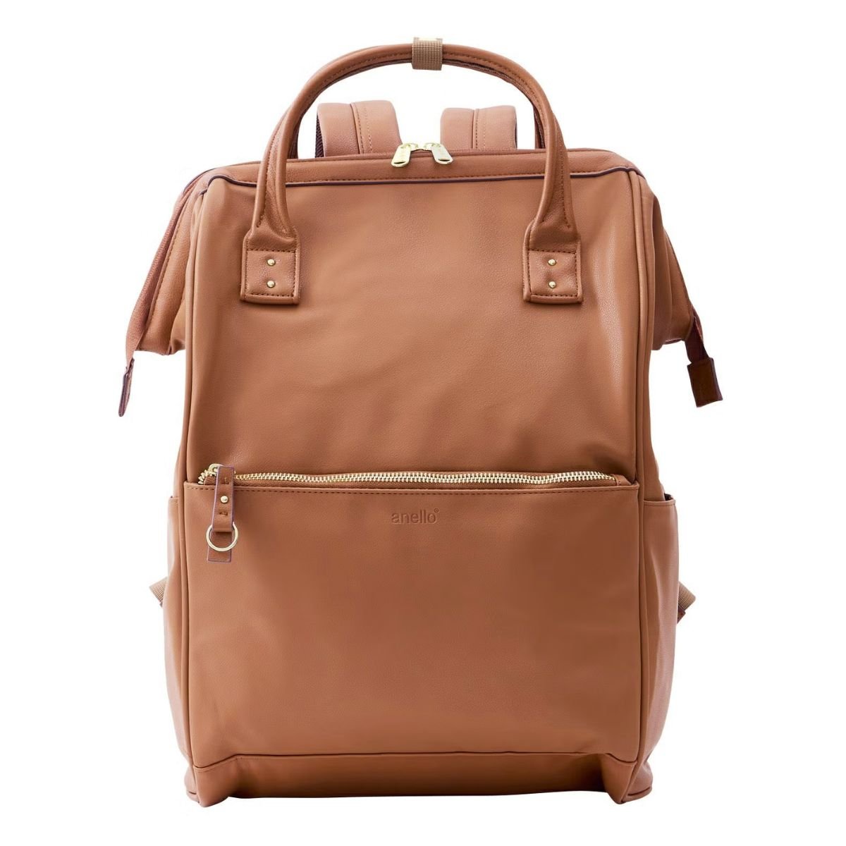 Anello Re:Retro Clasp Backpack Large in Camel - Getoutside Shoes