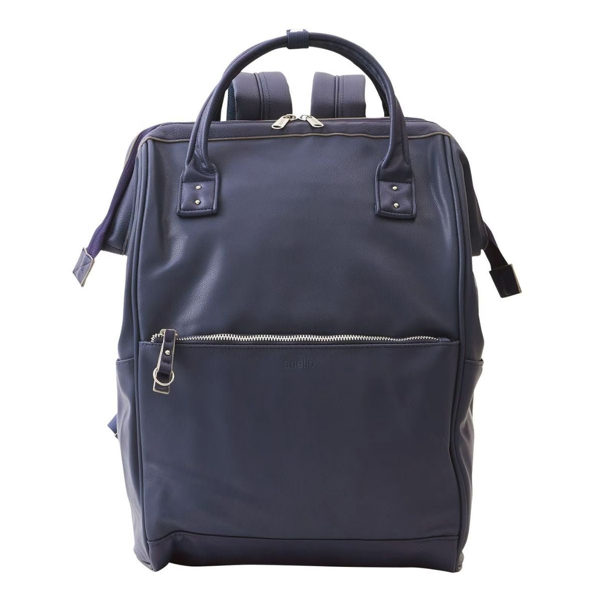 Anello Re:Retro Clasp Backpack Large in Navy - Getoutside Shoes