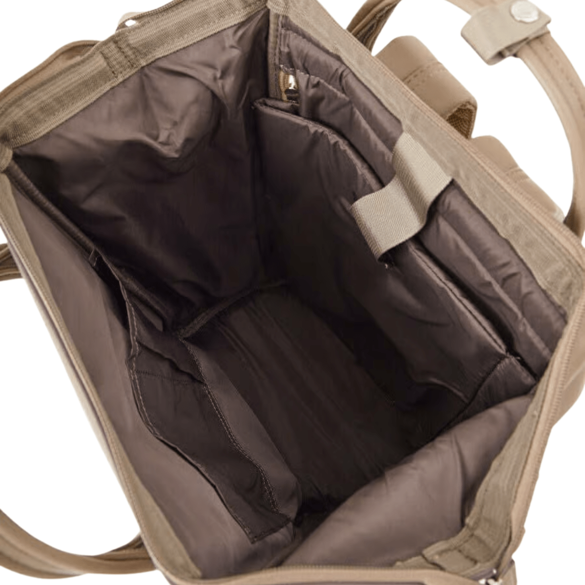 Anello Re:Retro Clasp Backpack Regular in Grey Beige - Getoutside Shoes