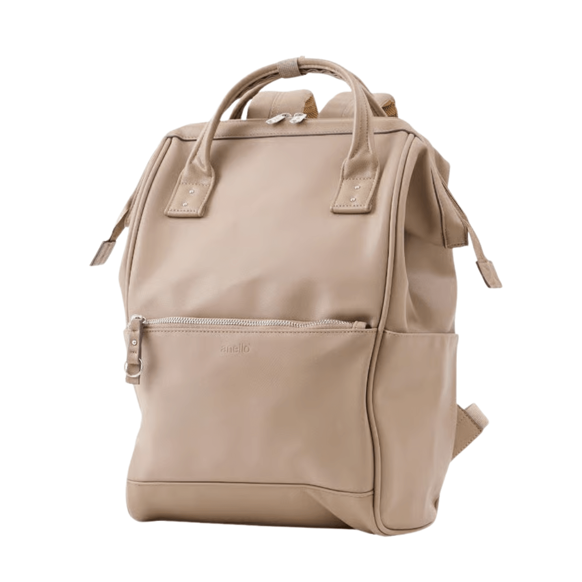 Anello Re:Retro Clasp Backpack Regular in Grey Beige - Getoutside Shoes