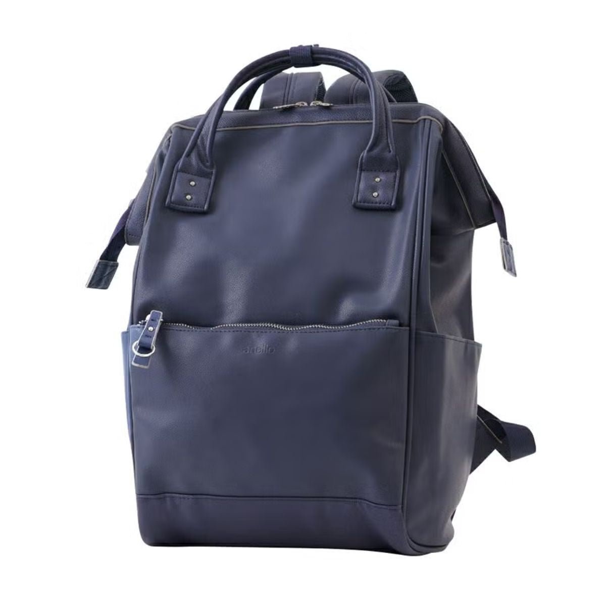 Anello Re:Retro Clasp Backpack Regular in Navy - Getoutside Shoes