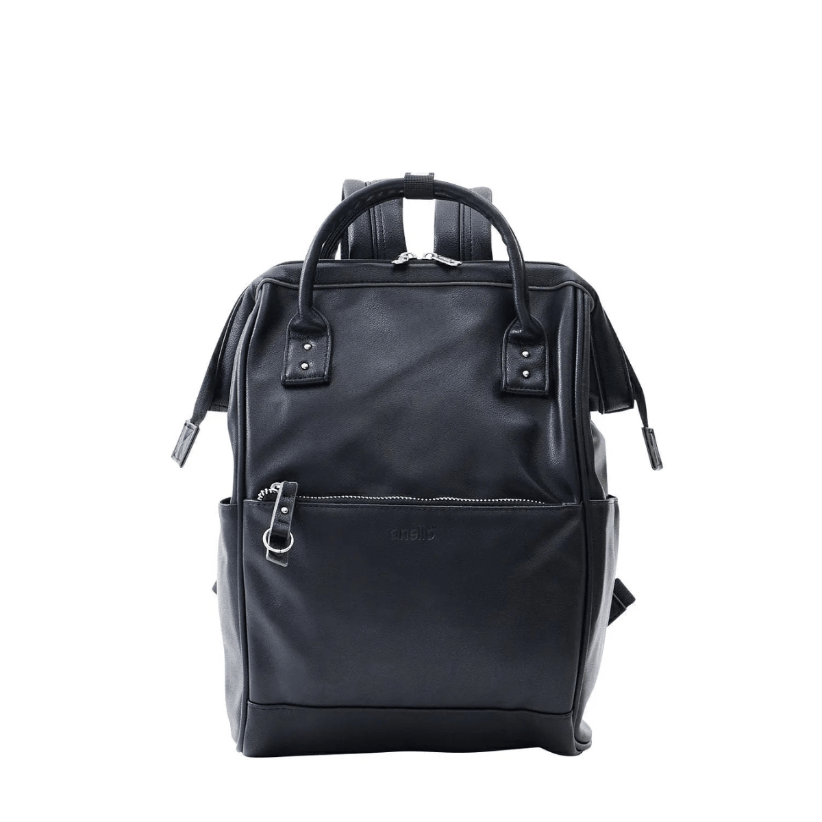 Anello Re:Retro Clasp Backpack Small in Black - Getoutside Shoes