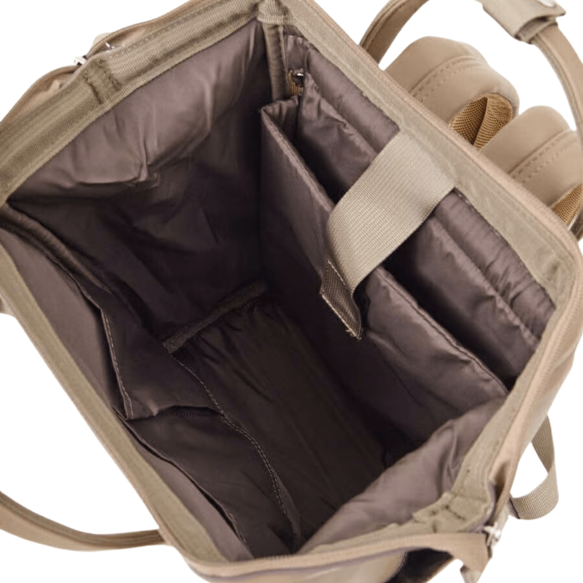 Anello Re:Retro Clasp Backpack Small in Grey Beige - Getoutside Shoes