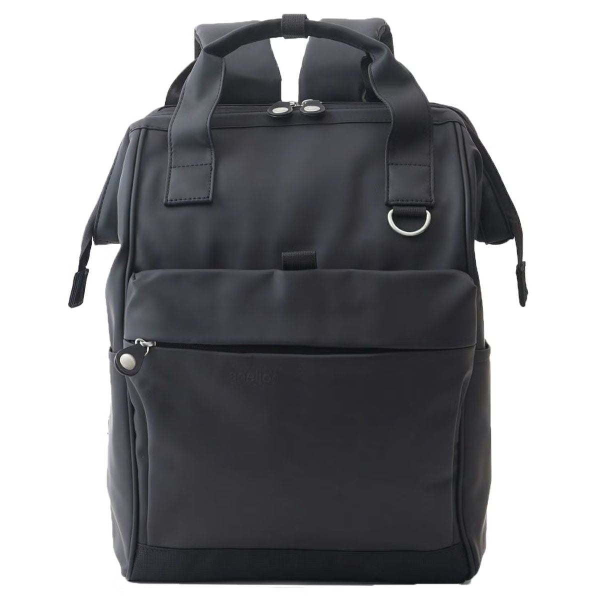 Anello Seek Clasp Backpack Large in Black - Getoutside Shoes