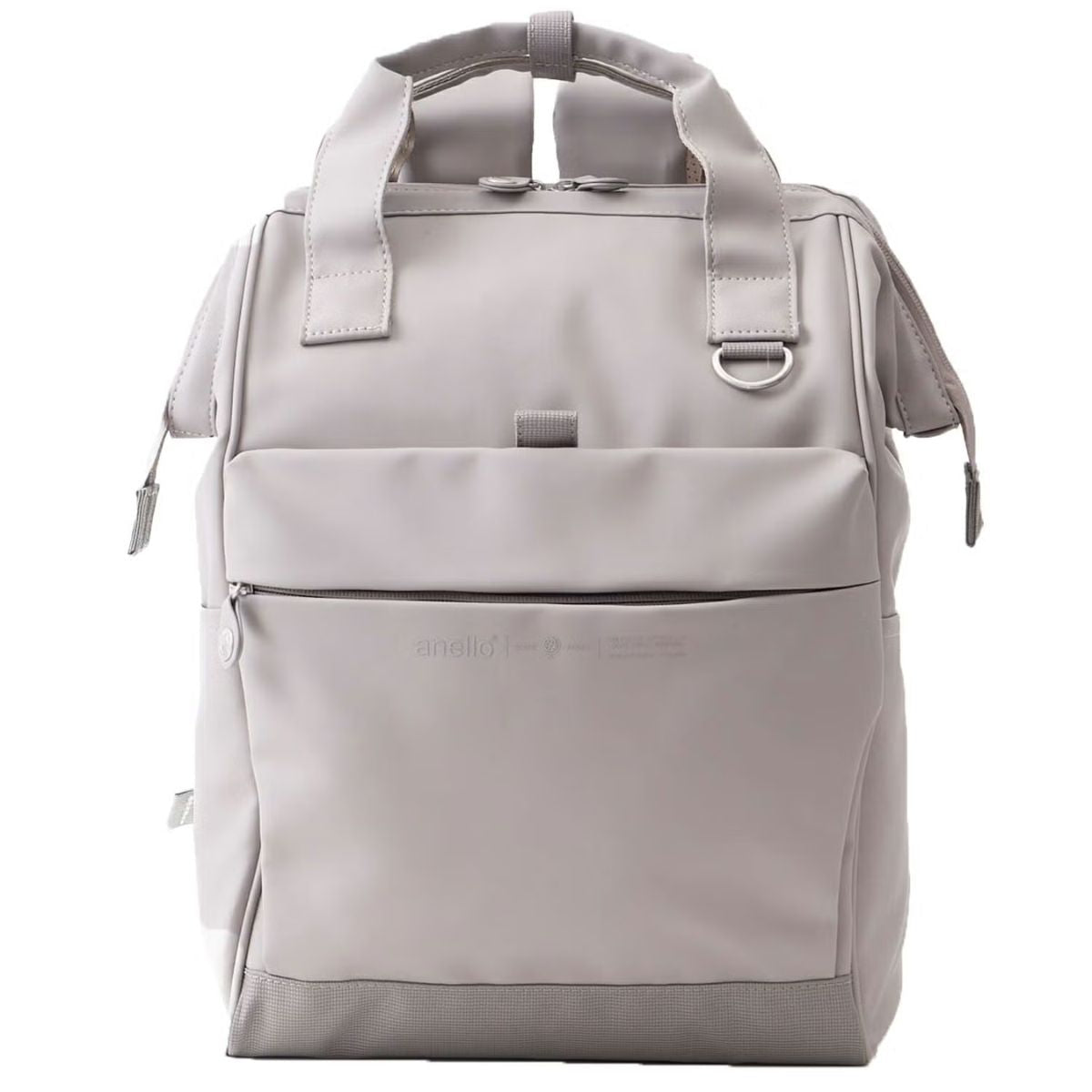 Anello Seek Clasp Backpack Large in Grey Beige - Getoutside Shoes