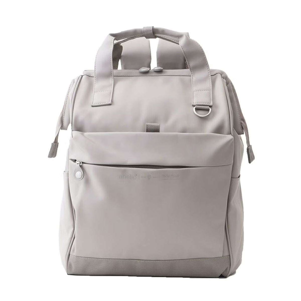 Anello Seek Clasp Backpack Regular in Grey Beige - Getoutside Shoes