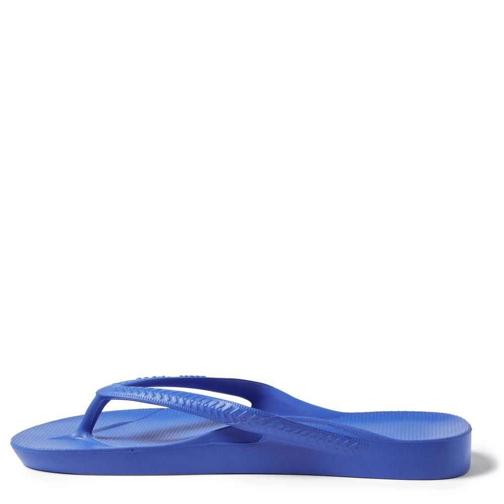 Archies Women's Arch Support Flip Flops in Royal Blue