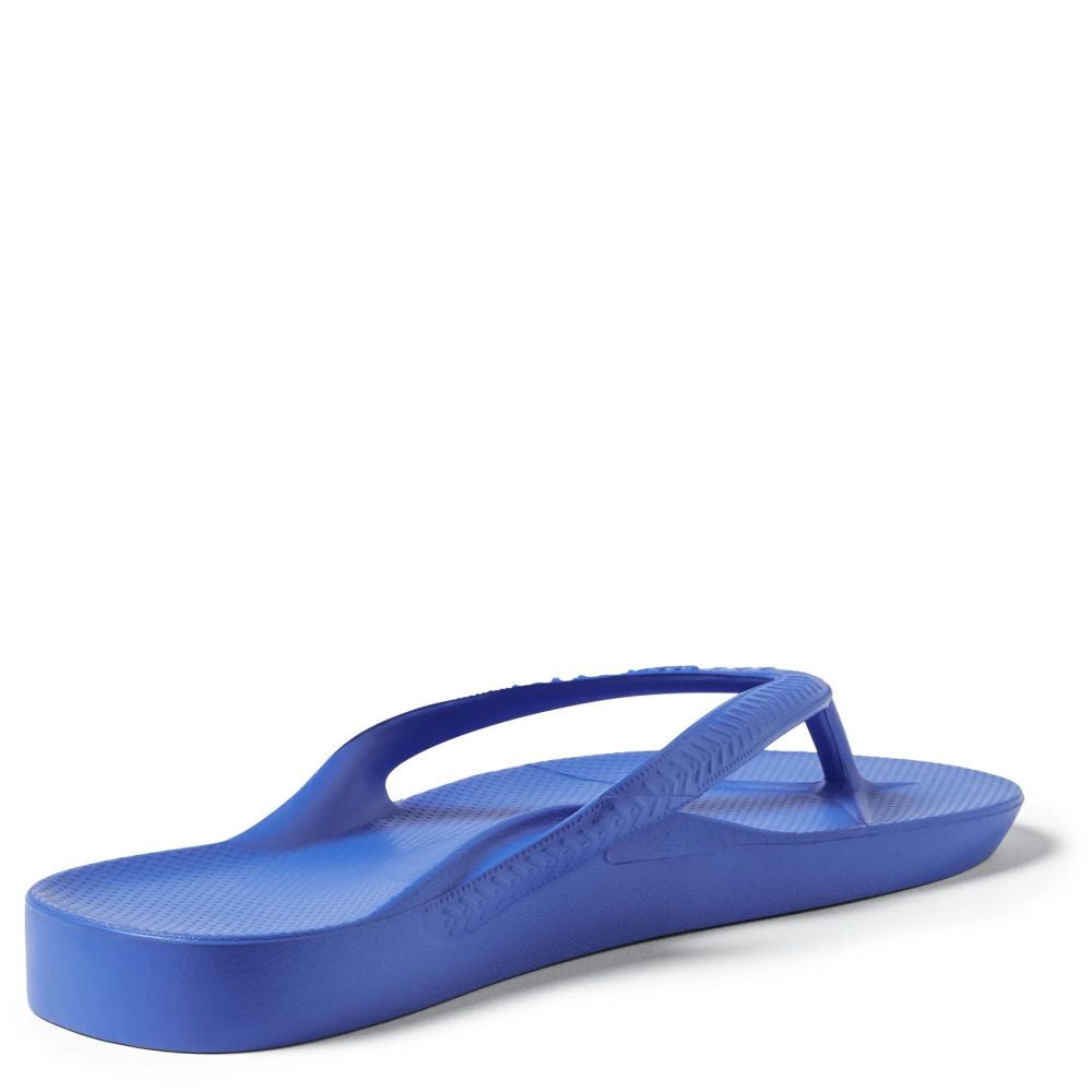 Archies Women's Arch Support Flip Flops in Royal Blue