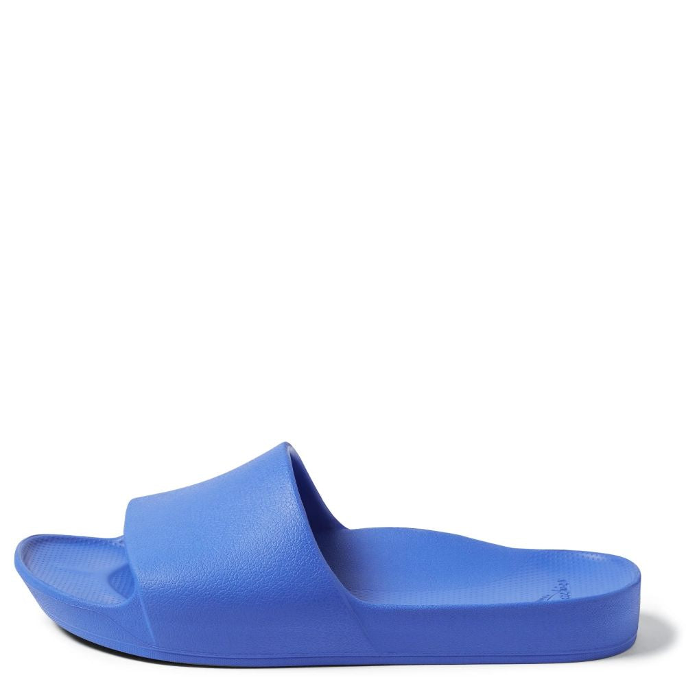 Archies Men's Arch Support Slides in Royal Blue