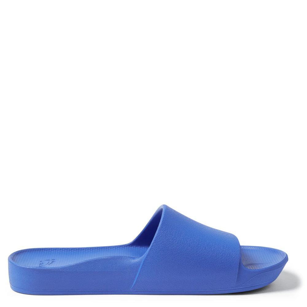 Archies Men's Arch Support Slides in Royal Blue