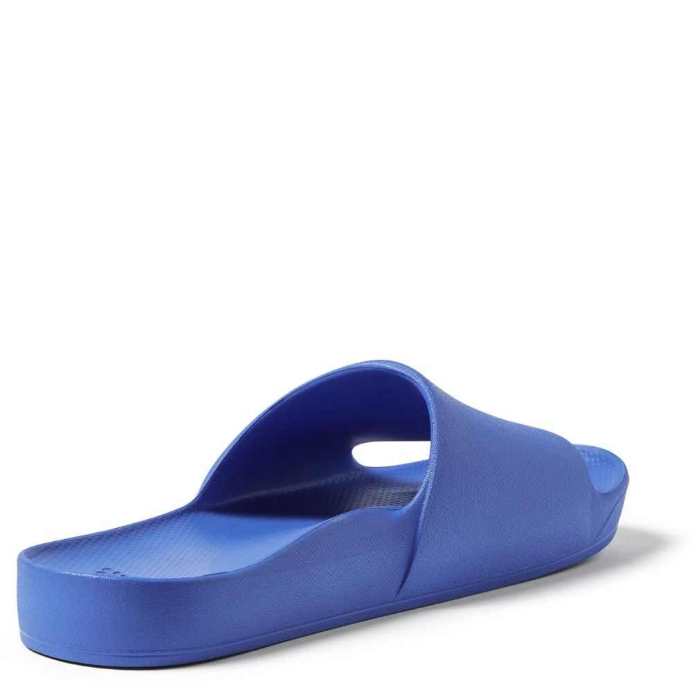 Archies Men's Arch Support Slides in Royal Blue