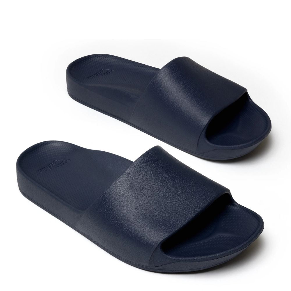 Archies Arch Support Slides in Navy