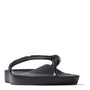 Archies Arch Support Flip Flops in Black - Getoutside Shoes