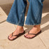 Archies Arch Support Flip Flops in Brown - Getoutside Shoes