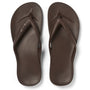 Archies Arch Support Flip Flops in Brown - Getoutside Shoes