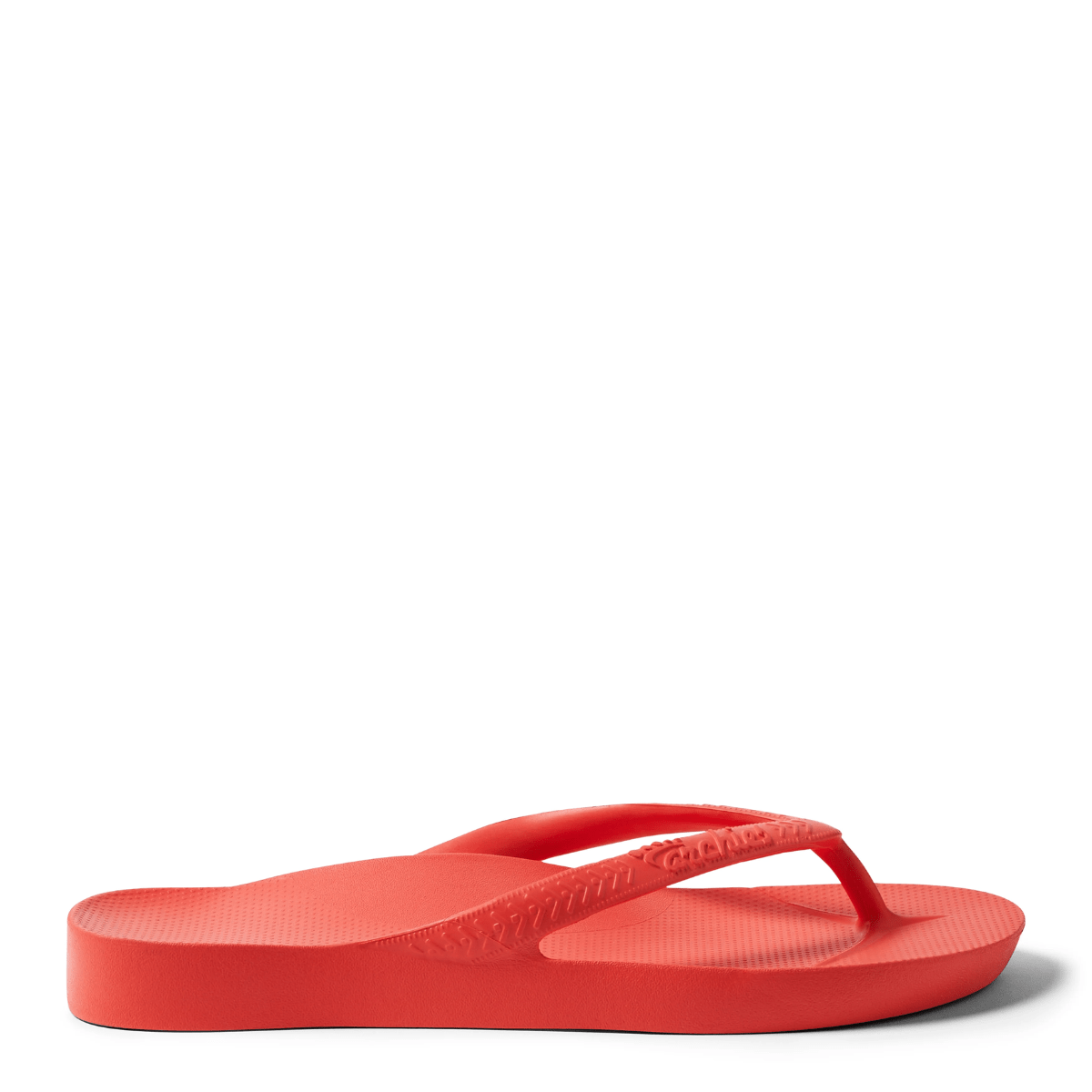 Archies Arch Support Flip Flops in Coral - Getoutside Shoes
