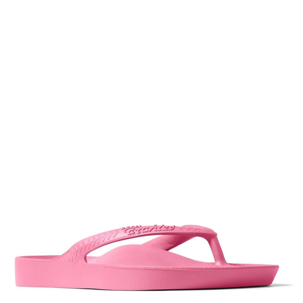 Archies Arch Support Flip Flops in Hot Pink - Getoutside Shoes