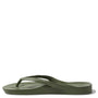 Archies Arch Support Flip Flops in Olive - Getoutside Shoes
