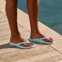 Archies Arch Support Flip Flops in Sky Blue - Getoutside Shoes