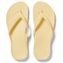 Archies Women's Arch Support Flip Flops in Lemon - Getoutside Shoes