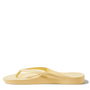 Archies Women's Arch Support Flip Flops in Lemon - Getoutside Shoes