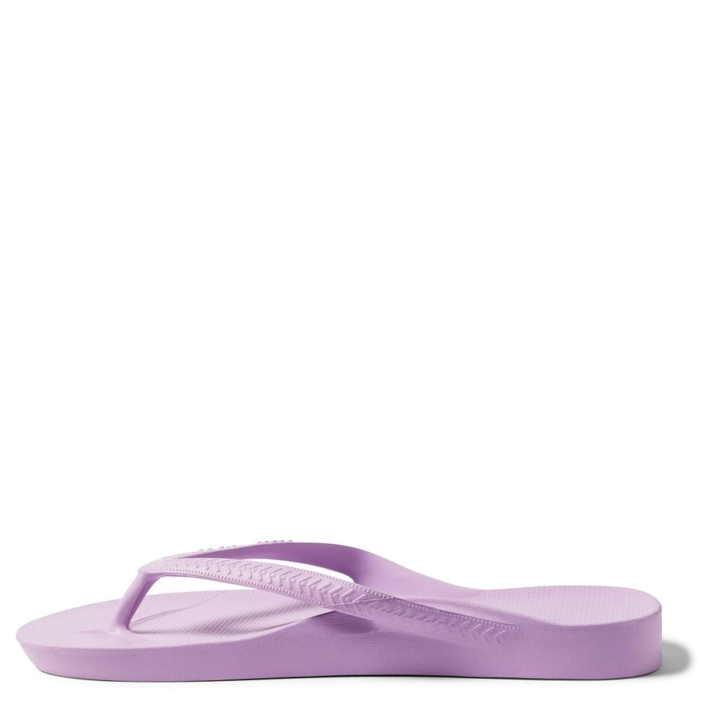 Archies Women's Arch Support Flip Flops in Lilac - Getoutside Shoes