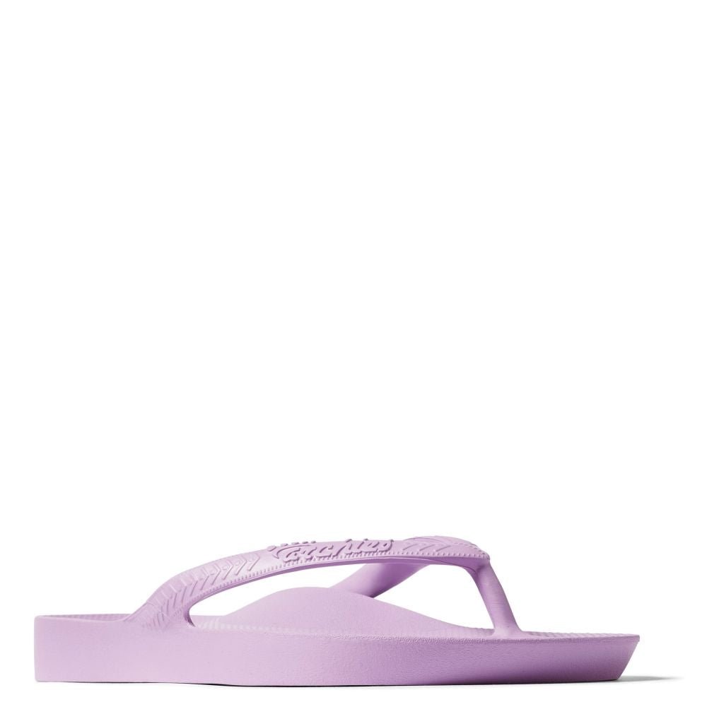 Archies Women's Arch Support Flip Flops in Lilac - Getoutside Shoes