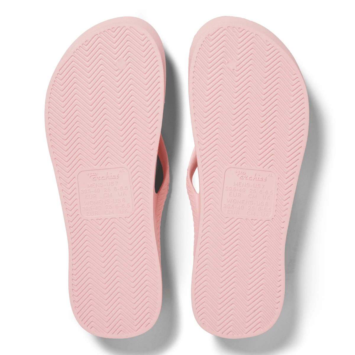 Archies Women's Arch Support Flip Flops in Pink - Getoutside Shoes