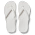 Archies Women's Arch Support Flip Flops in White - Getoutside Shoes