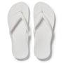 Archies Women's Arch Support Flip Flops in White - Getoutside Shoes