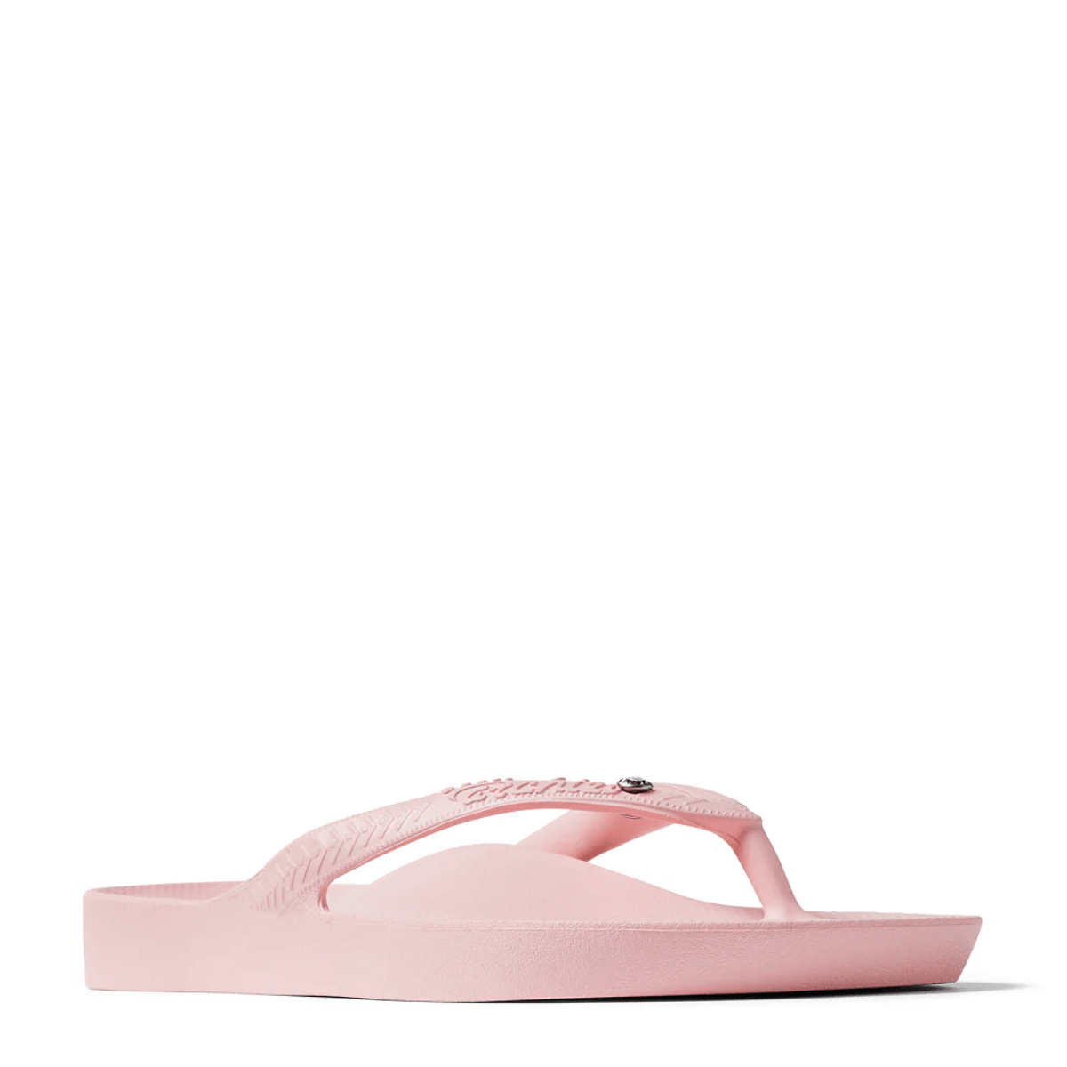 Archies Women's Crystal Arch Support Flip Flops in Pink - Getoutside Shoes