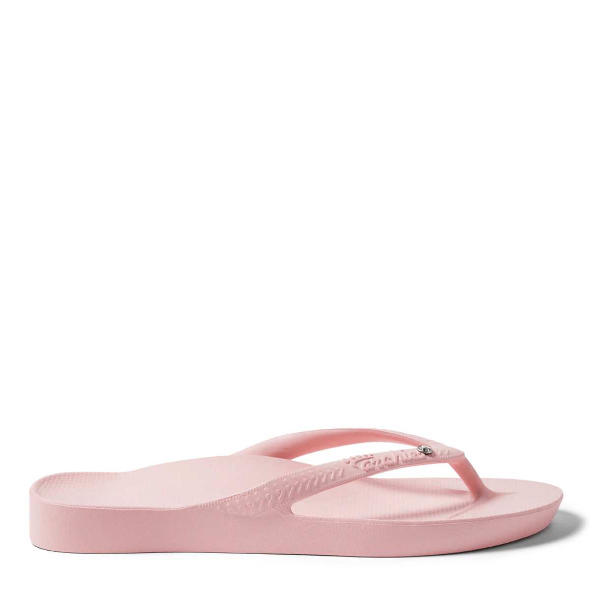 Archies Women's Crystal Arch Support Flip Flops in Pink - Getoutside Shoes
