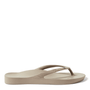 Archies Women's Crystal Arch Support Flip Flops in Taupe - Getoutside Shoes