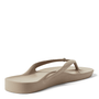 Archies Women's Crystal Arch Support Flip Flops in Taupe - Getoutside Shoes