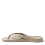 Archies Women's Crystal Arch Support Flip Flops in Taupe - Getoutside Shoes