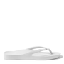 Archies Women's Crystal Arch Support Flip Flops in White - Getoutside Shoes