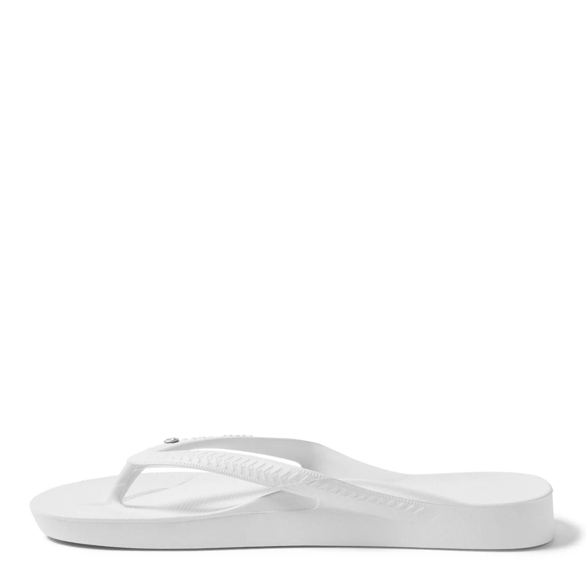 Archies Women's Crystal Arch Support Flip Flops in White - Getoutside Shoes