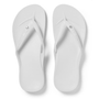 Archies Women's Crystal Arch Support Flip Flops in White - Getoutside Shoes
