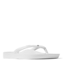 Archies Women's Crystal Arch Support Flip Flops in White - Getoutside Shoes