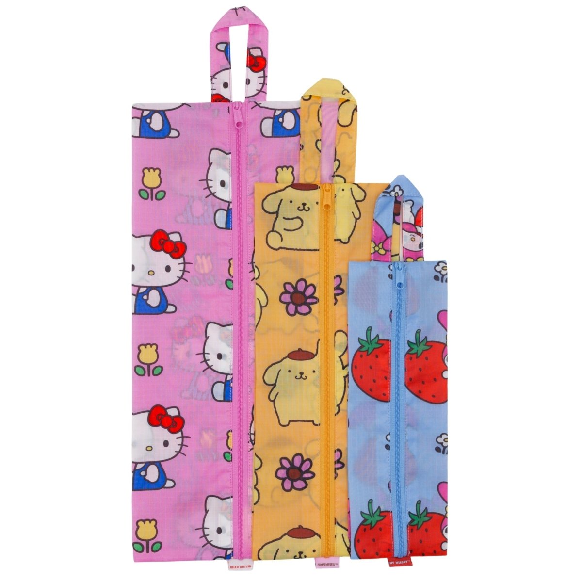 Baggu 3D Zip Set in Hello Kitty and Friends Florals - Getoutside Shoes
