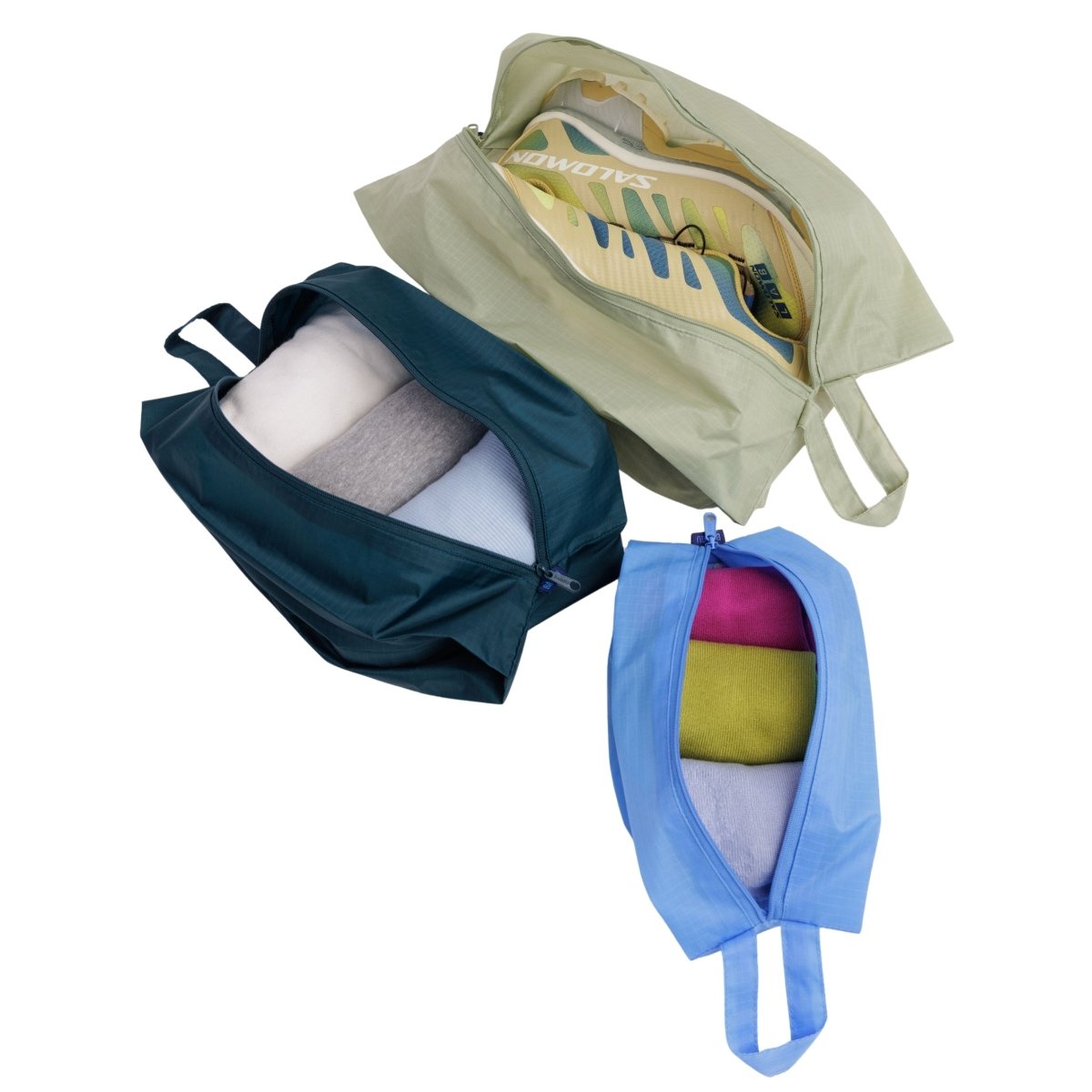 Baggu 3D Zip Set in Lagoon Mix - Getoutside Shoes